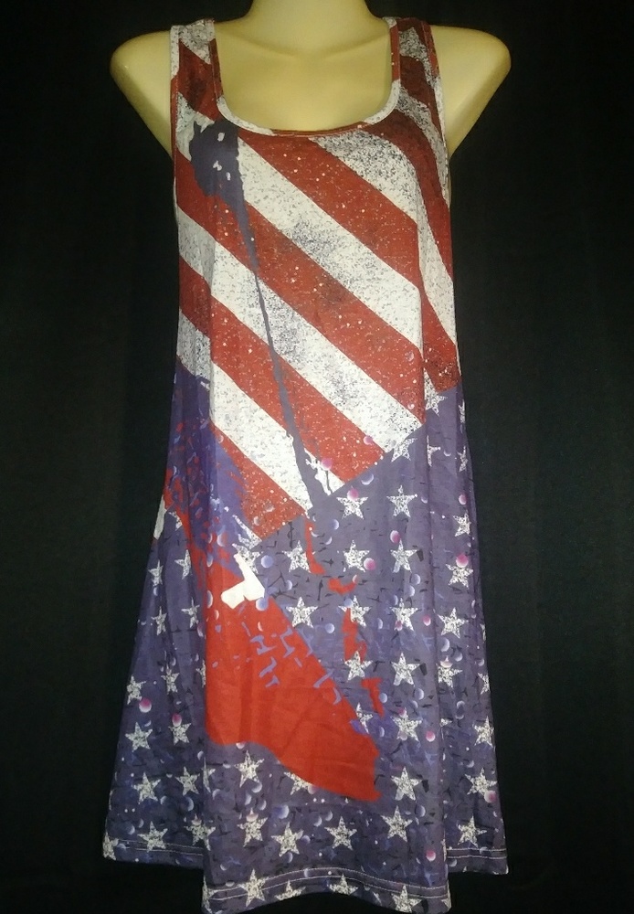 Nendu American Flag Dress